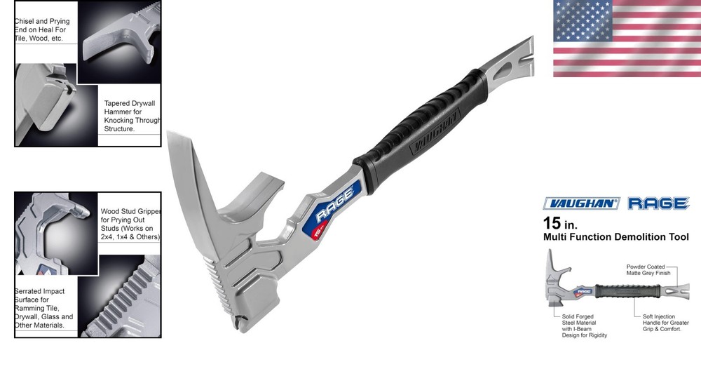 Vaughan 15" Demolition Tool - Multi-Function Hammer