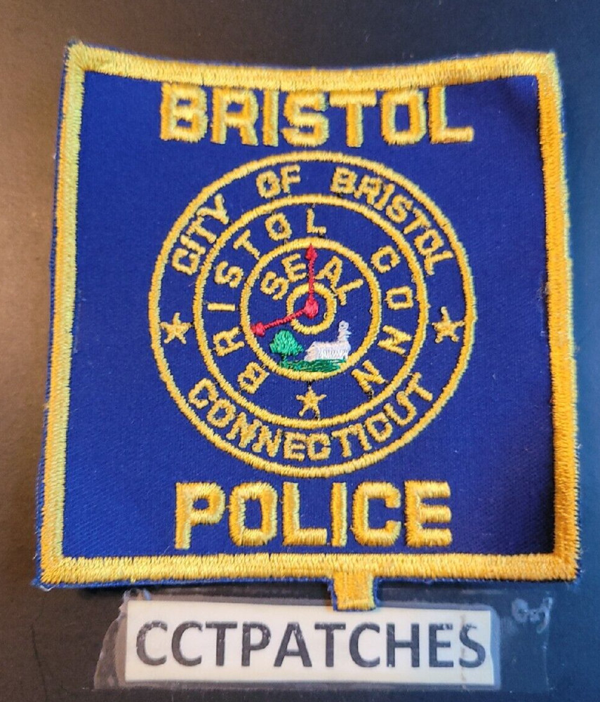 BRISTOL, CONNECTICUT POLICE SHOULDER PATCH CT