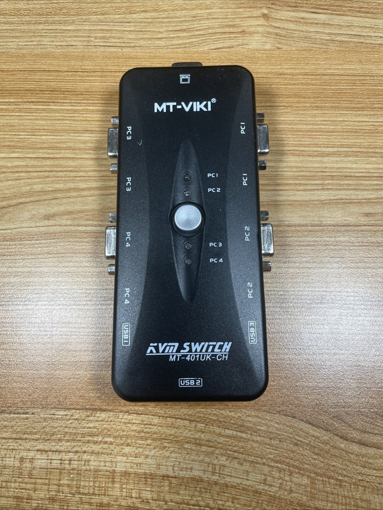 USB KVM SWITCH 4-Port 2.0 USB, NO CABLES