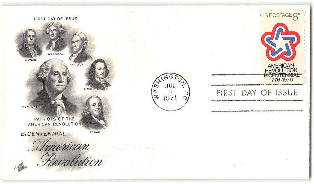 US #1432 FDC, 1971, Art Craft