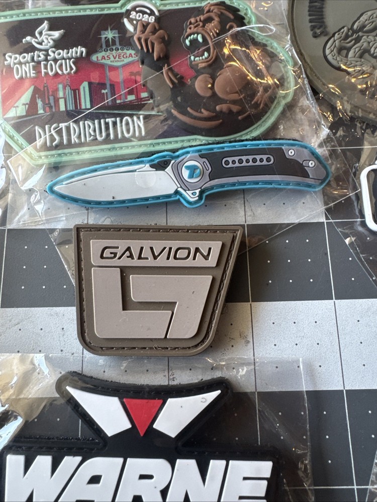 2026 Shot Show Patch Lot Tactical Patch Eotech,benchmade,lancer Systems & More