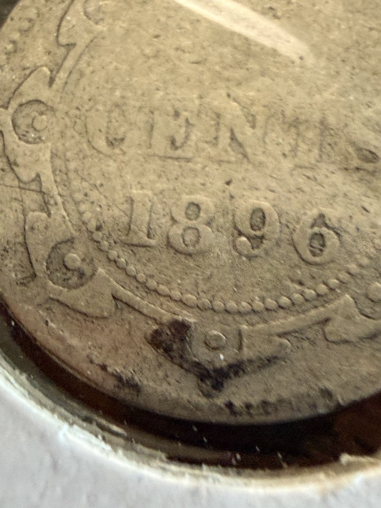 1896 Newfoundland 5 Cents Silver