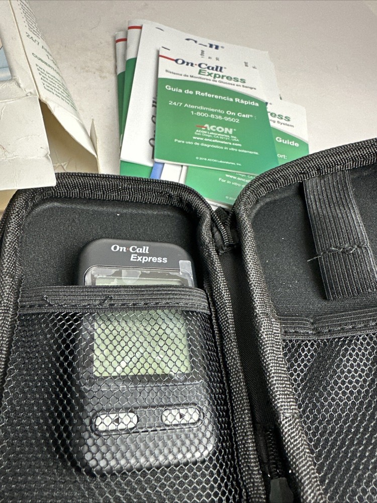 On-Call Express Blood Glucose Meter (No Coding Required - Advanced Biosensor)