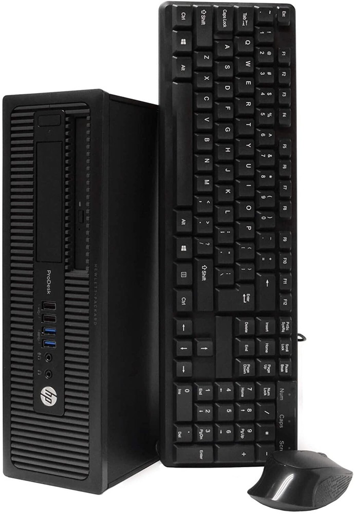 HP Elite Business Class Computer Win 10 Pro 32Bit I5 Quad Core Desktop PC 120SSD