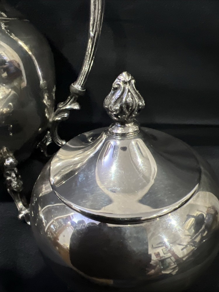 antique silver plated tea set