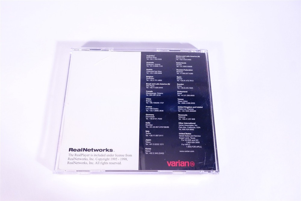 Varian Saturn GC/MS Workstation Mass Spectrometer / Gas Chromatograph Software