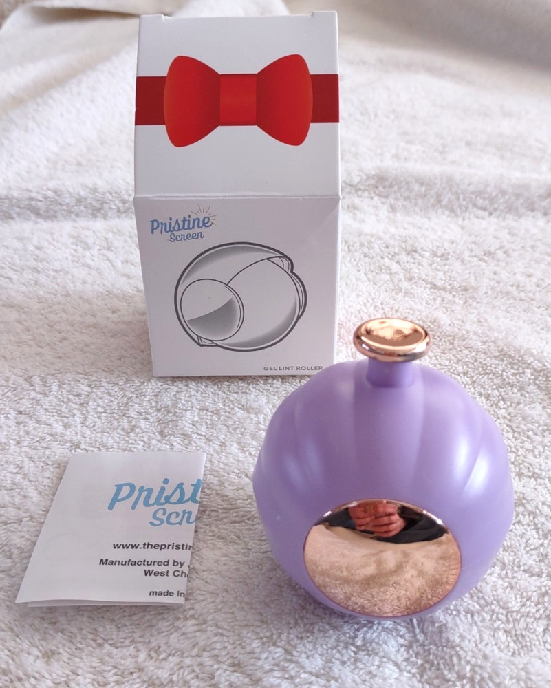 Pristine Screen Purple Gel Lint Roller 2024