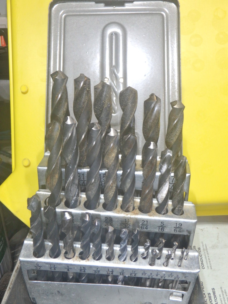 Drill Bit Set Index 1/16"-1/2" Bits Set
