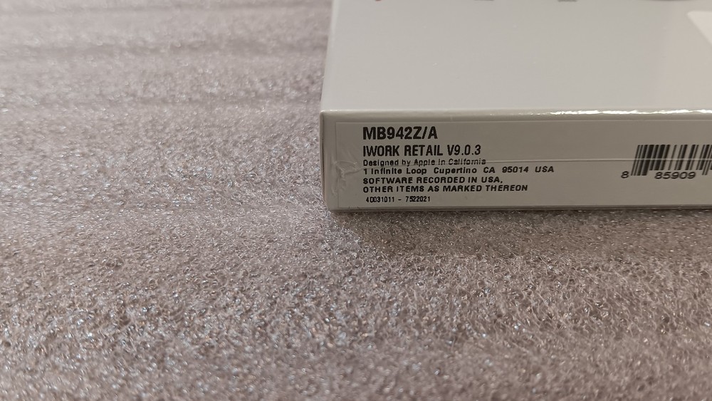 Apple iWork '09 (Retail) - Full Version for Mac MB942Z/A - Sealed