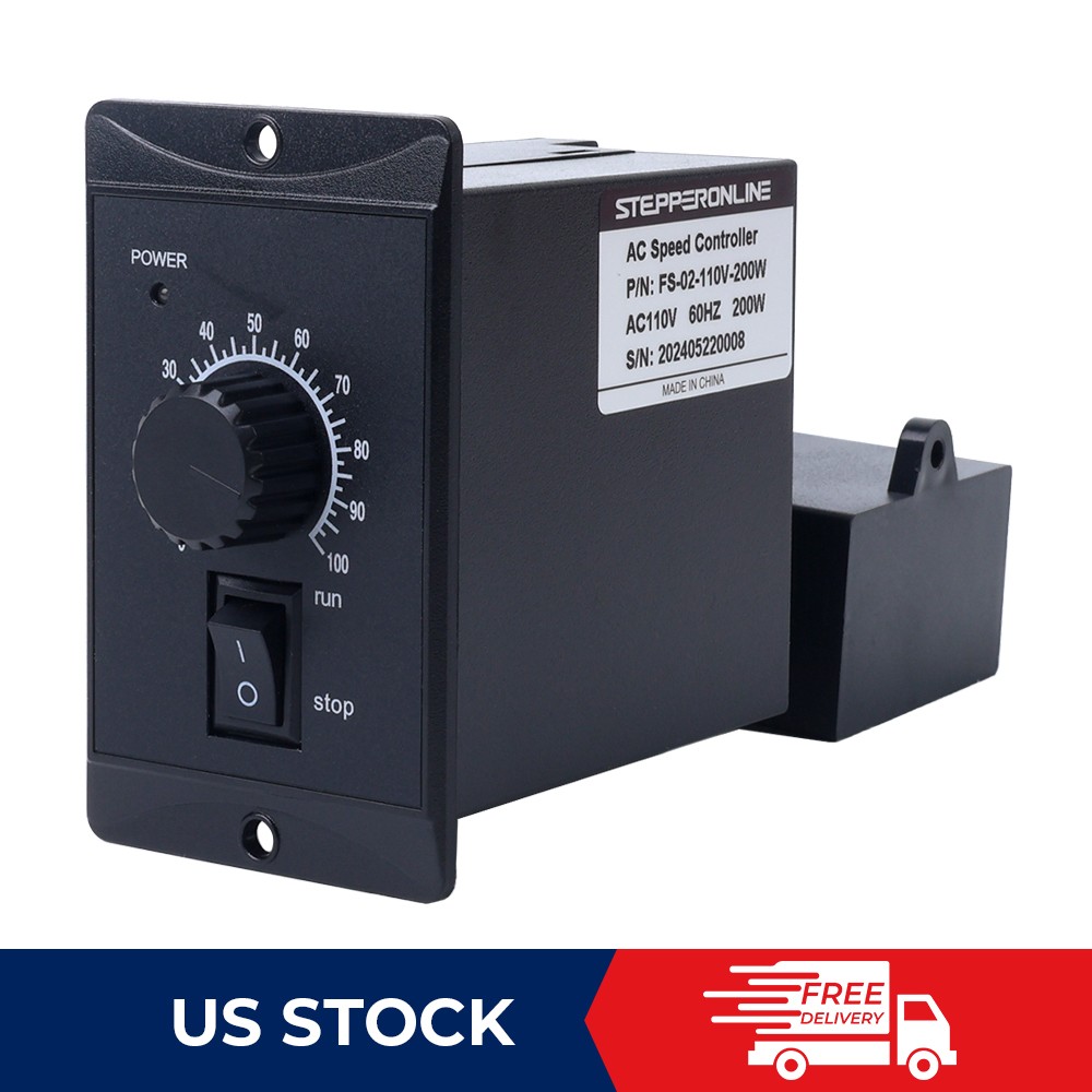 200W Single Phase 110VAC Motor Speed Controller for Variable Speed Motor