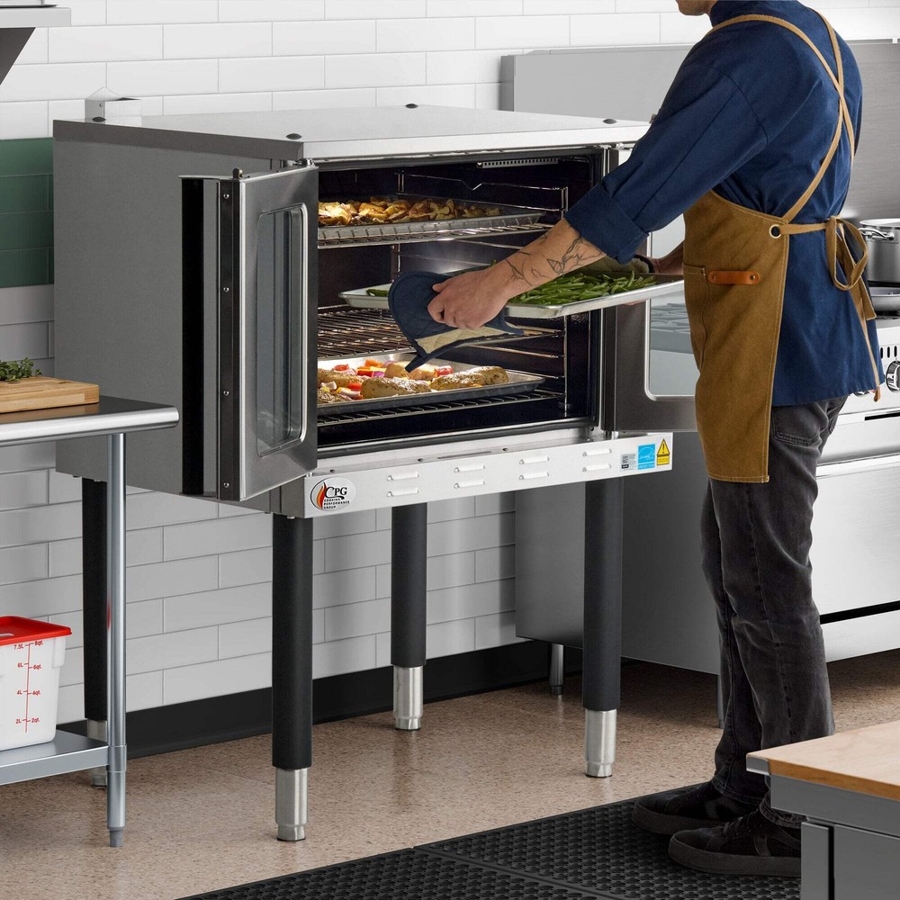 Single Deck Standard Depth Full Size Electric Convection Oven - 240V, 3 Phase