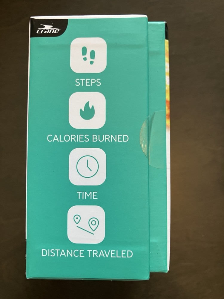 Crane Activity Tracker Lot 2 NEW Pedometer Step Counter No App Black White
