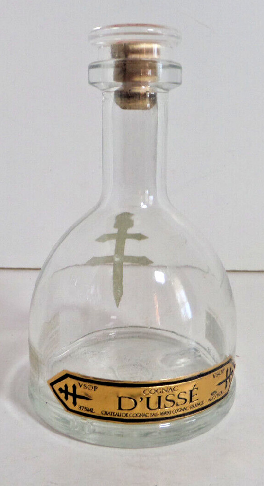 D'USSE Cognac bottle antique EMPTY