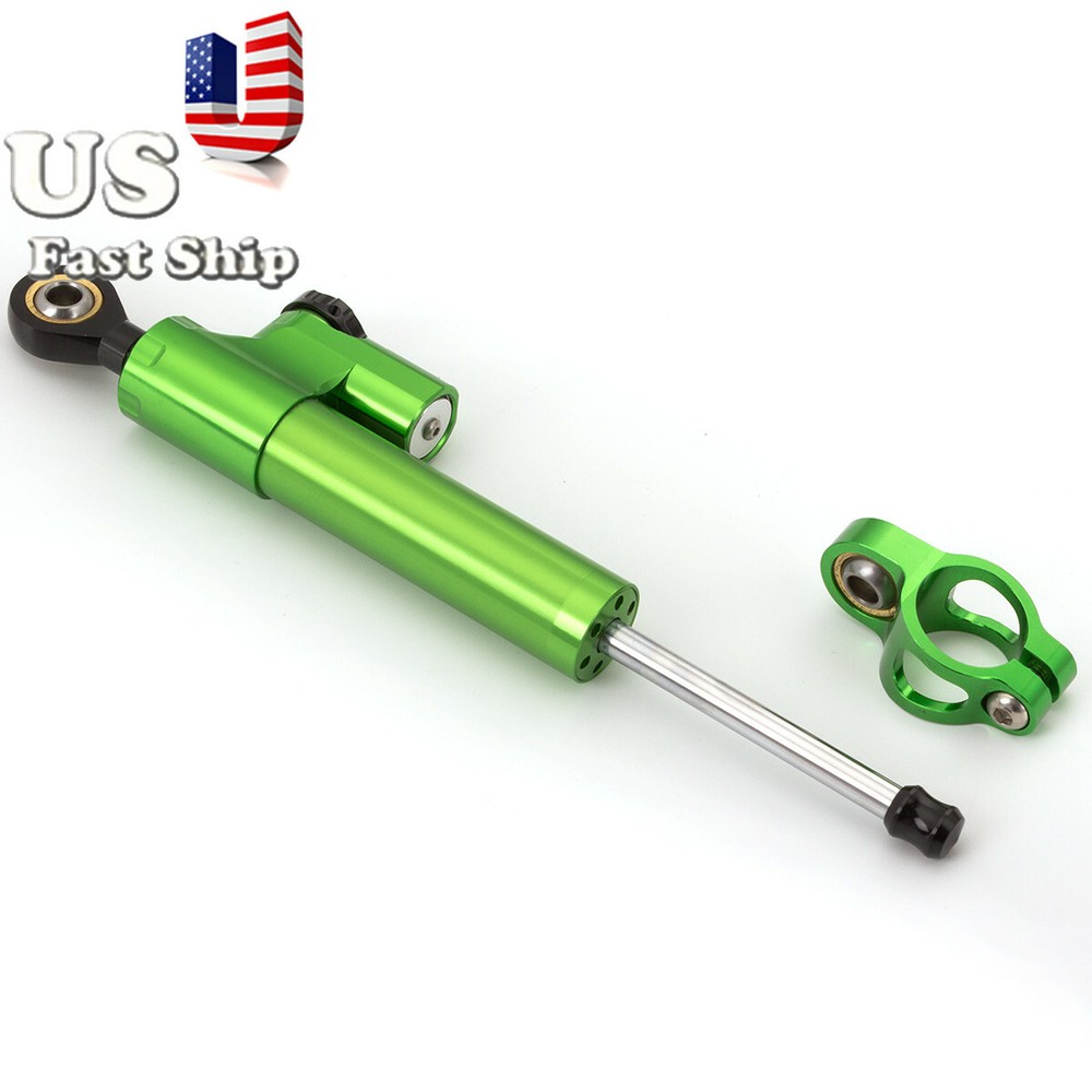 355mm Universal Steering Damper Linear Stabilizer Reversed Control Aluminum CNC