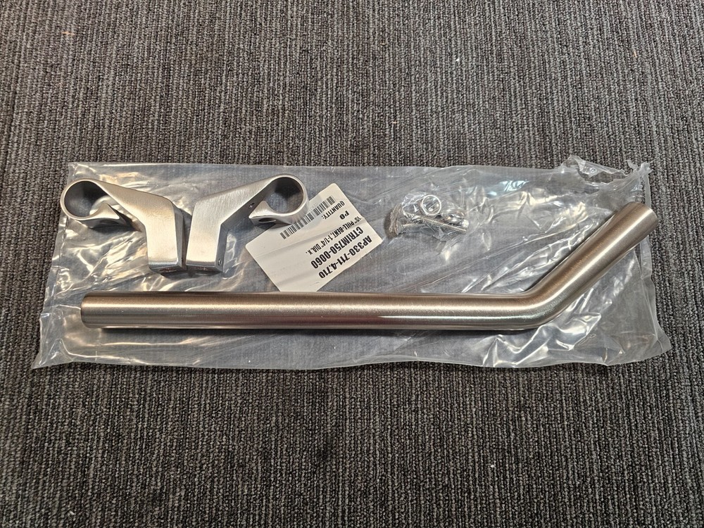 Trimco AP333E-19-4 Hands-Free Adjustable Pull 1-1/4″ diameter offset standoff