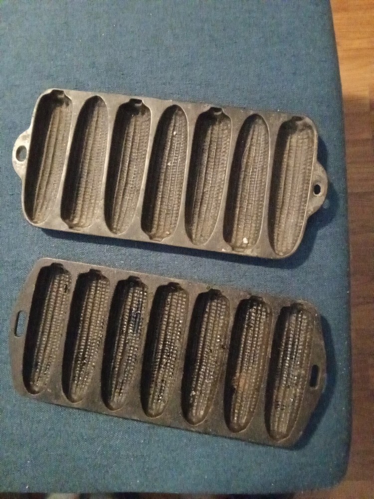 Vintage Cast Iron Corn Bread Pans
