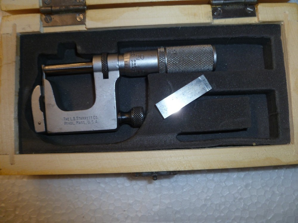 STARRETT 0-1 MULTI ANVIL MICROMETER