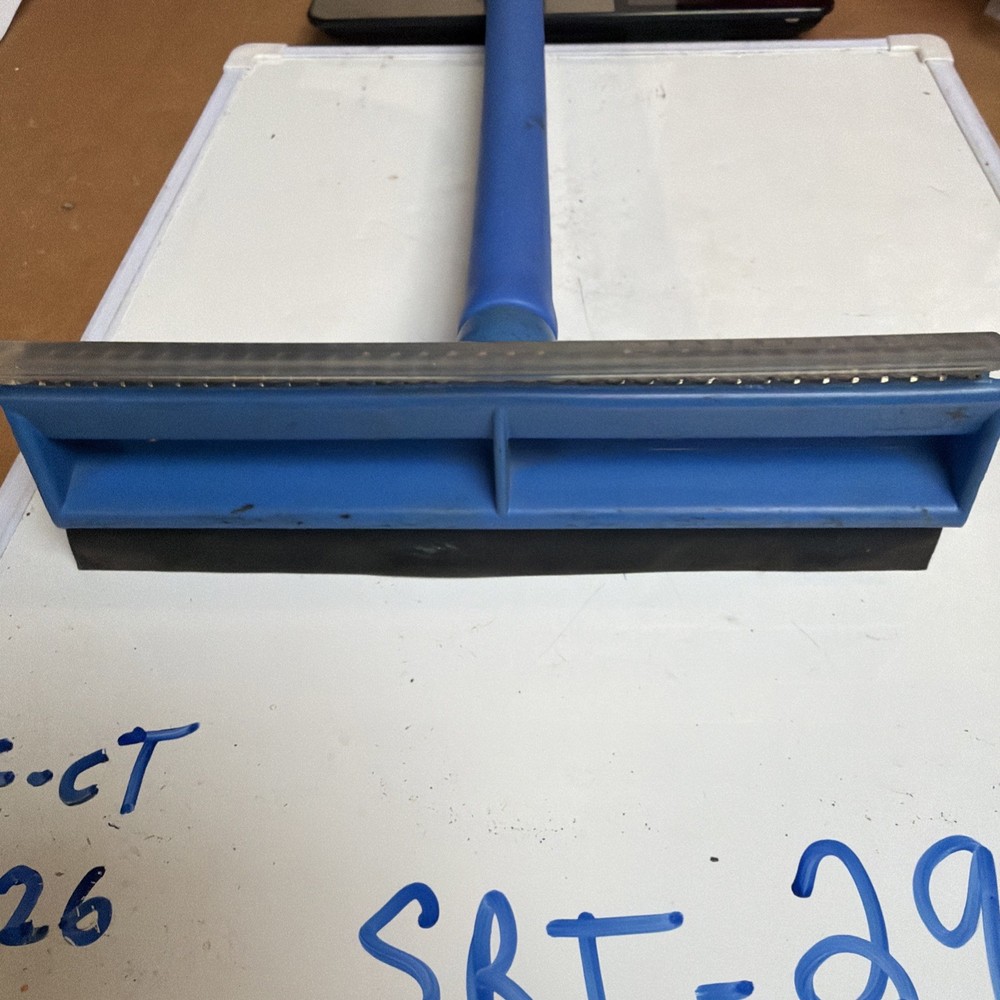 Doubleheader 7 in. Wide Blade Double Sided Rubber Scraper, Squeegee New, Vintage