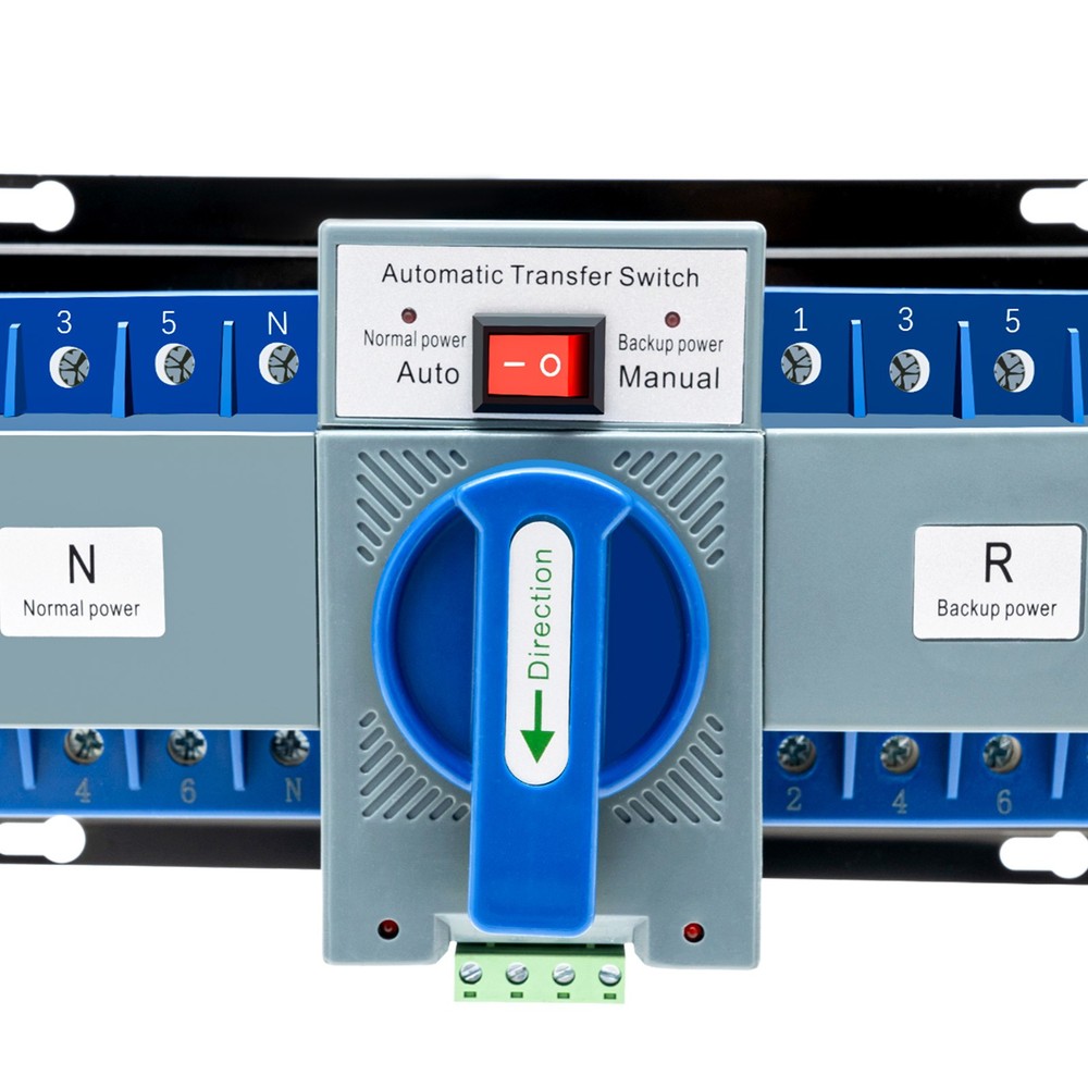 63A Dual Power Automatic Transfer Switch CB Level M6 Generator Transfer Switch