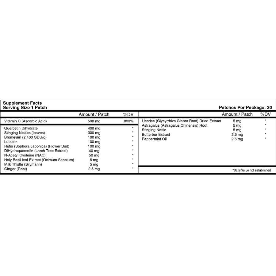 Allergy Plus Vitamin Patch by PatchAid