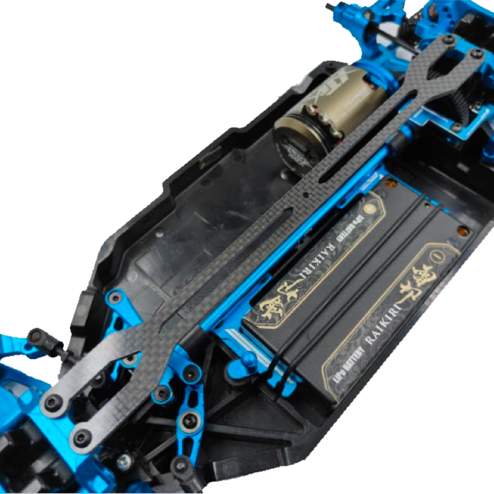 NEW Yeah Racing TATT-079BK 2.2mm Graphite Upper Deck for Tamiya TT02 Series