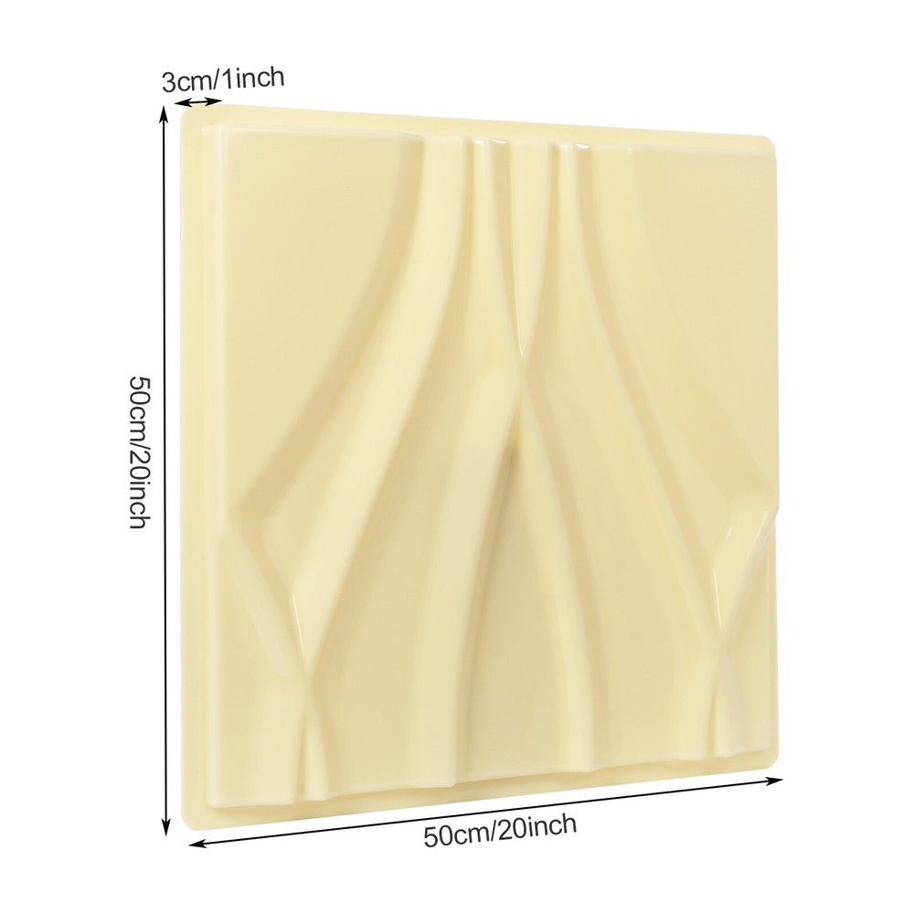 Beige Wall Mold 3D Background Wall Mold, ABS Mold for Interior Wall Decor New