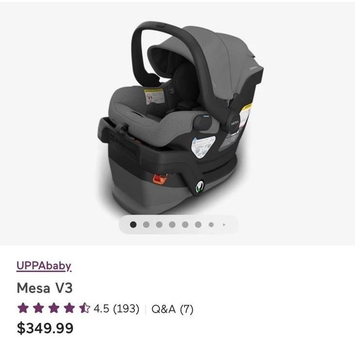 UPPAbaby Messa V3- Greyson