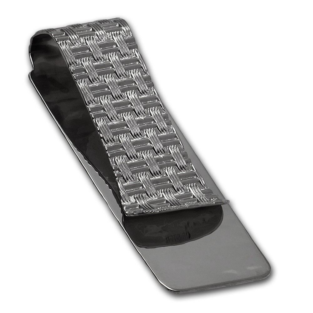 Sterling Silver Textured Money Clip