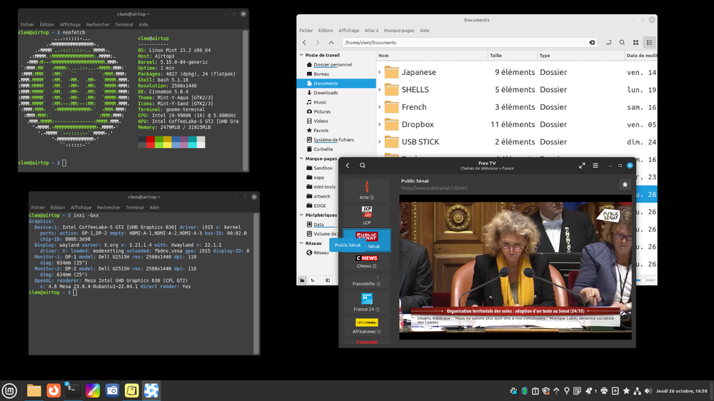 Linux Mint 21.3 XFCE 64bit Version DVD Or 16GB USB - USB TYPE-C