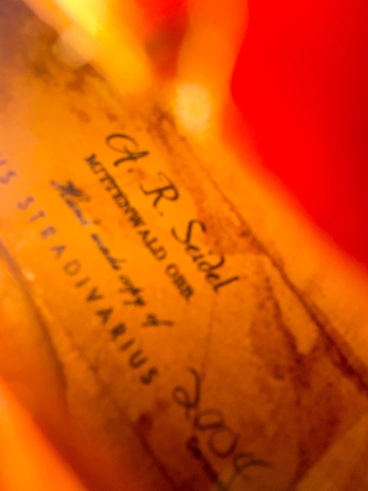German Violin. A. R. Seildel brand