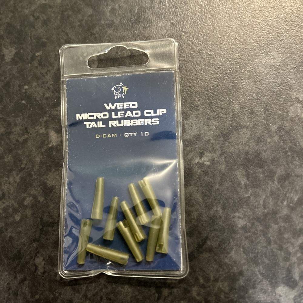 Nash Weed Micro Lead Clip Tail Rubbers D-Cam