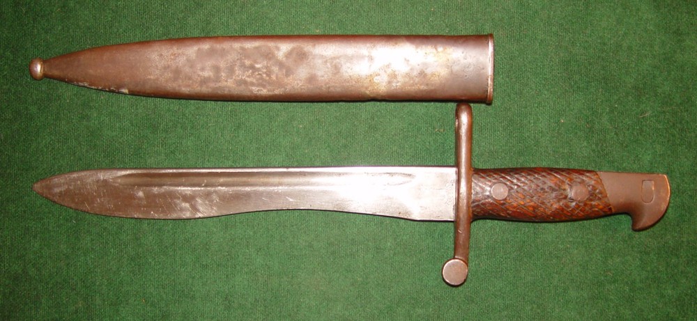 WWII Spanish Bolo Bayonet with Sheath