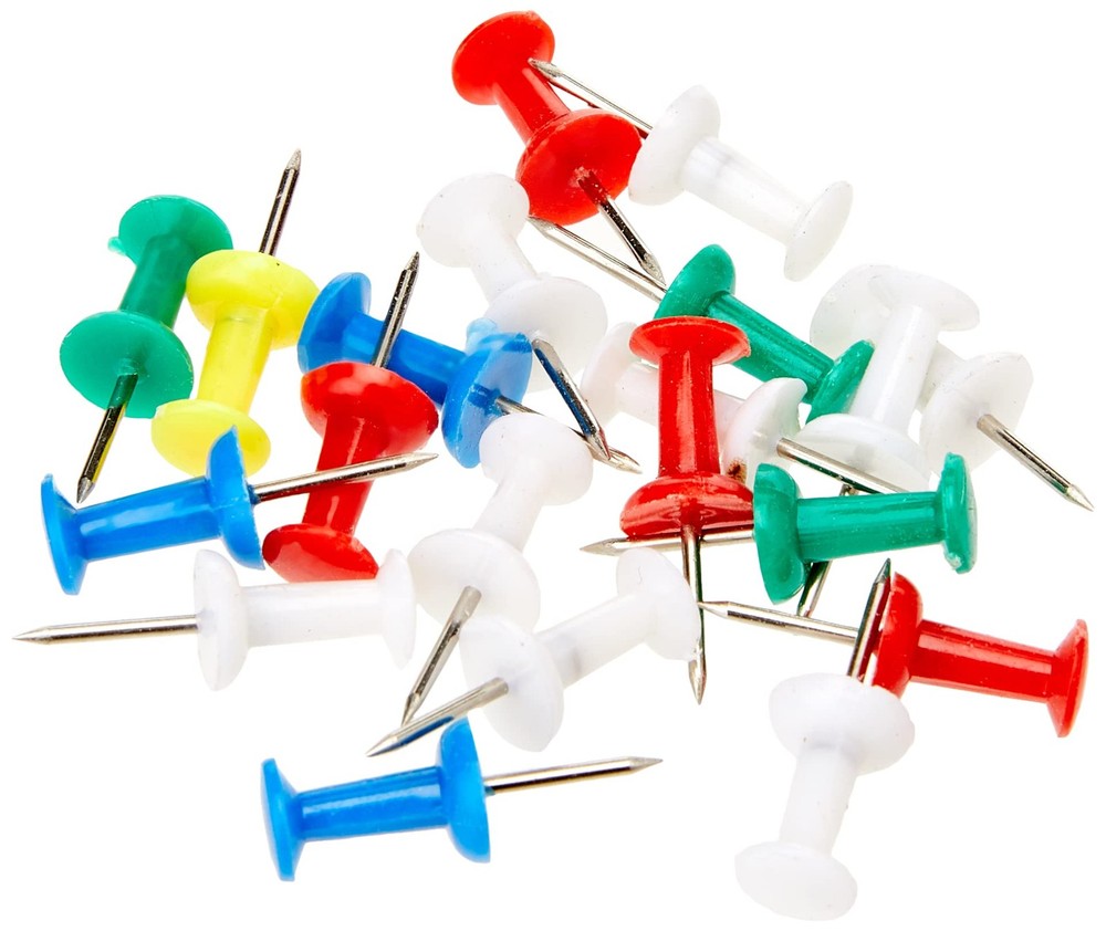 Clipper Assorted Push Pin (Pack of 20)