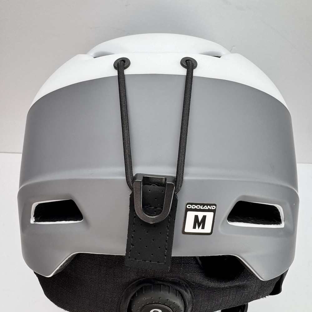 New Odoland Snowboard, Ski, Sled Helmet White Adjustable Size Medium NWT