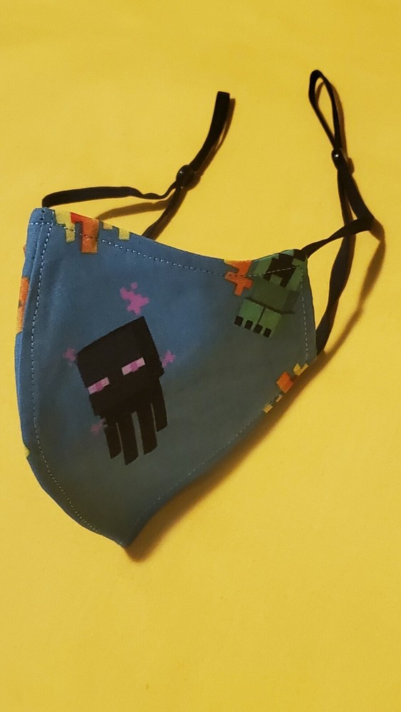 Handmade Kids Enderman Adjustable Face Mask