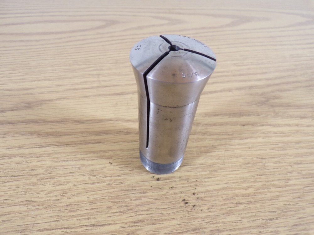 Hardinge 5C Round Smooth Collet, 3/16", Internal Thread