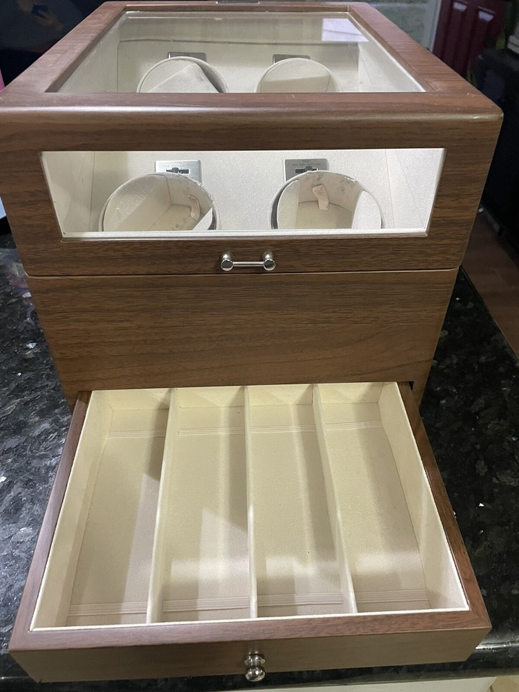 Heiden Quad Watch Winder Untested No Power Cable