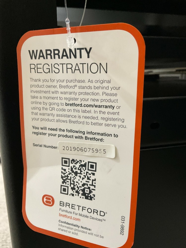 Bretford 3D Printer Cart CA263D-BP ✅❤️️✅❤️️