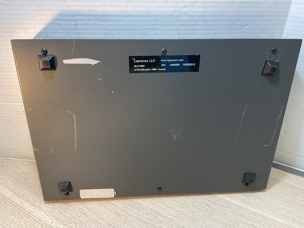 Leprecon 612 DMX Lighting Controller Console/ NO POWER CORD / MAR935