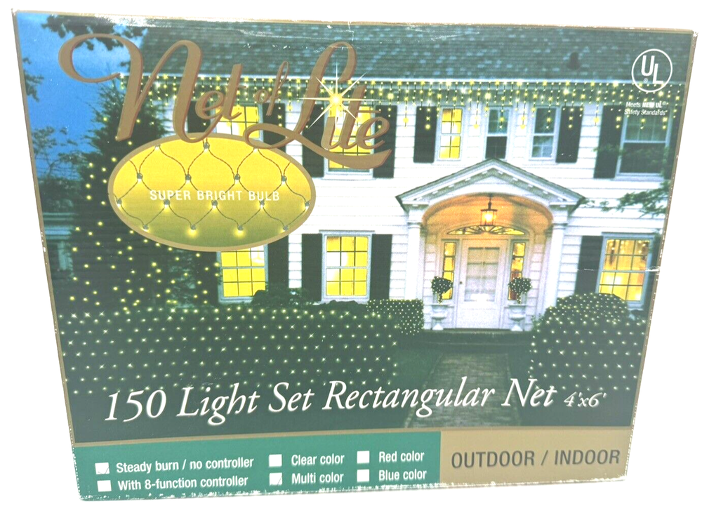 Net of Lite 150 Light Set Rectangular Net 4' x 6'