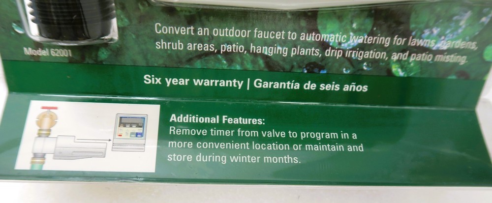 Orbit Sunmate Automatic Single Hose Faucet Timer Yard Watering System 62001 New