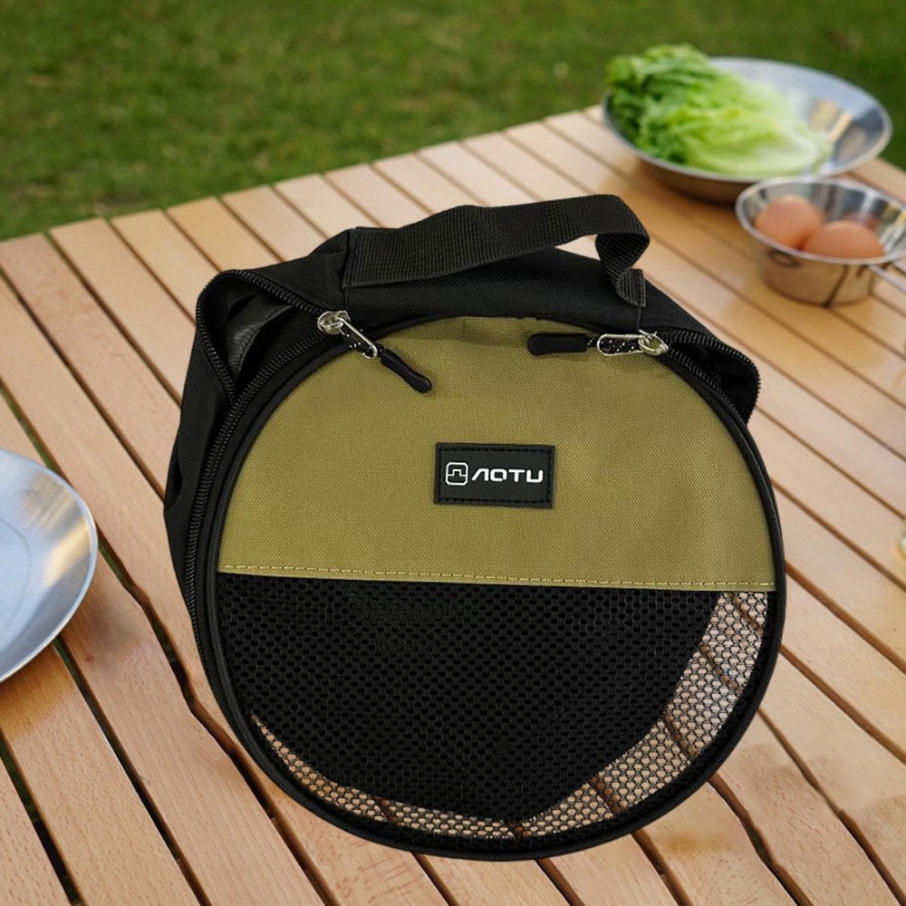 Dishes Storage Bag Camping Tableware Organizer Sundry Box Bowl Tableware Camping