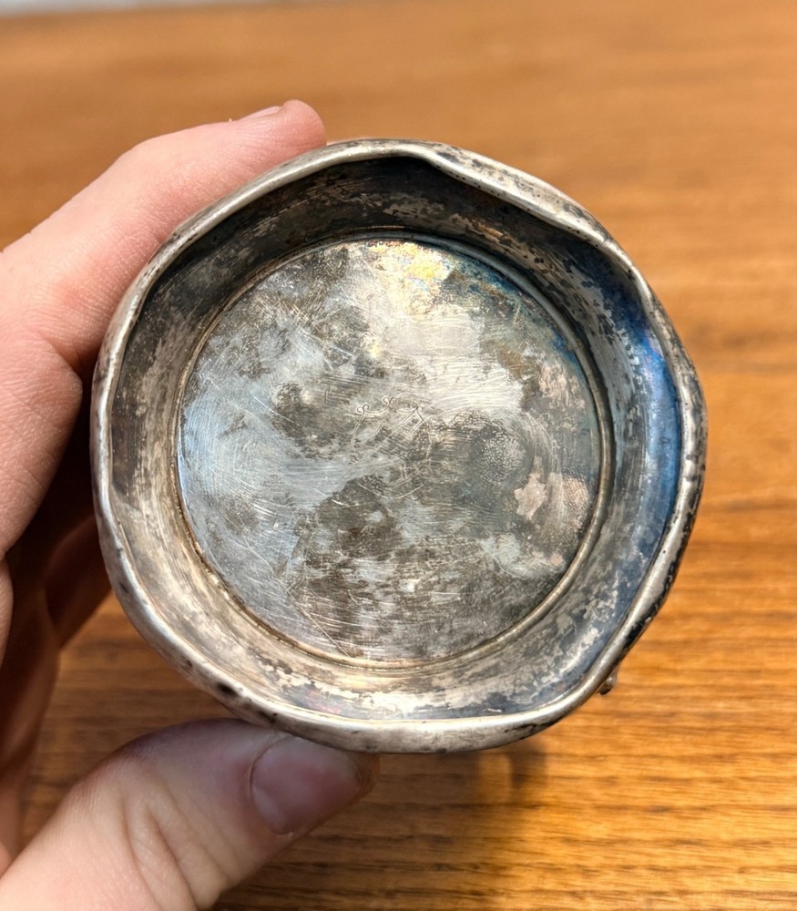 Solid Sterling .925 Scrap Child's Cup - 2.26 Troy Oz