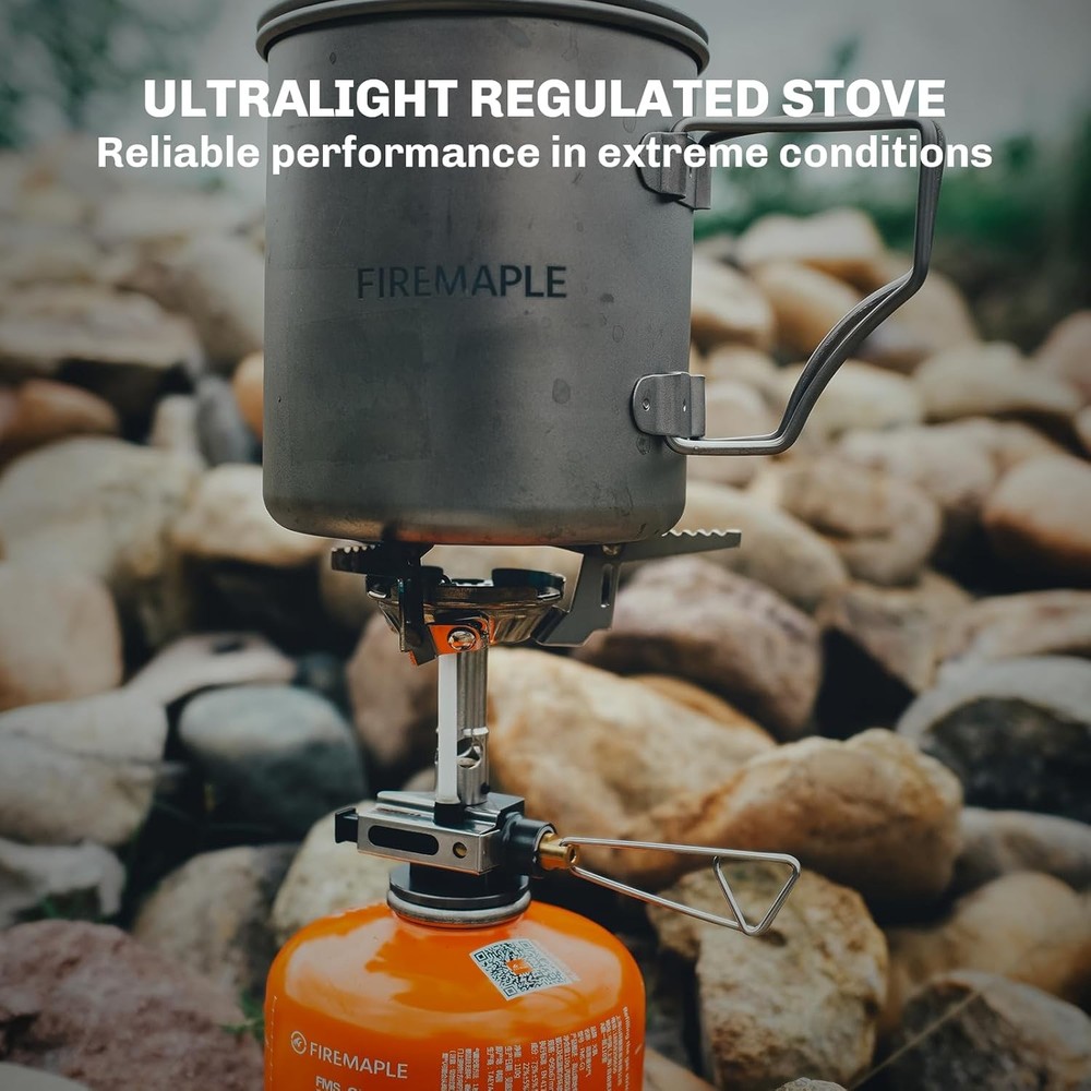 Ultralight Regulated Backpacking Camping Stove