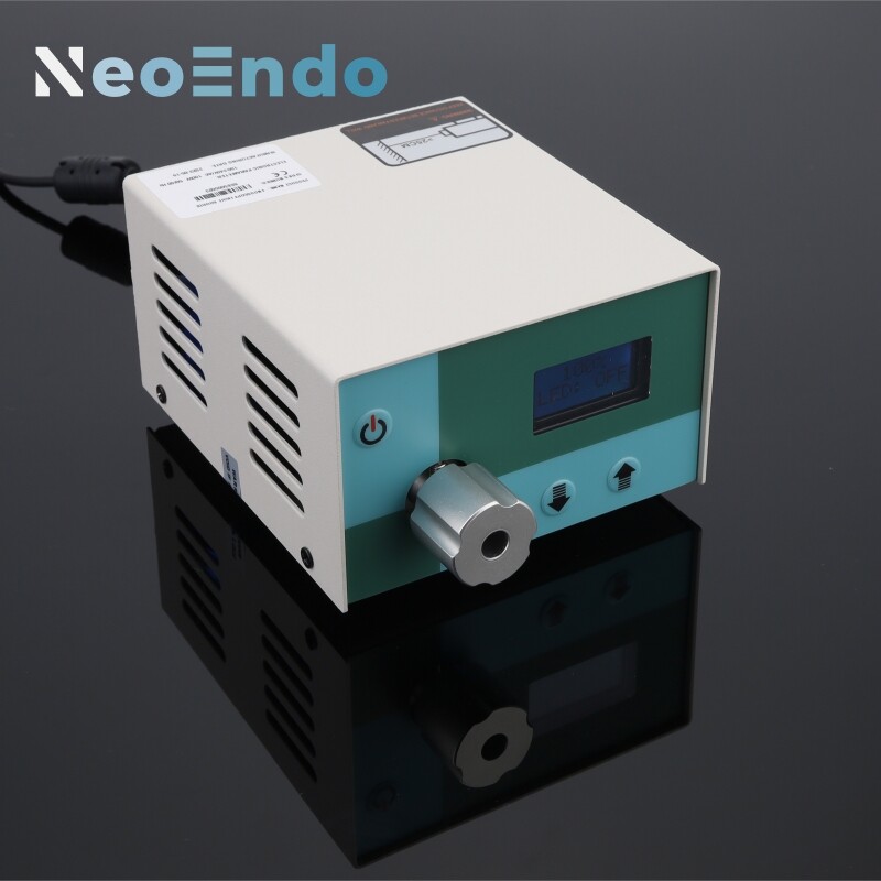 Portable Mini 100W Medical Use Endoscope Light Source LED Cold Lighting Source