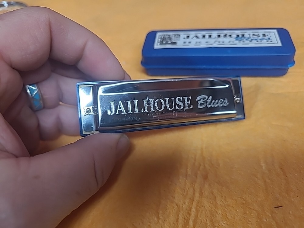 Jailhouse Blues Harmonica with Case