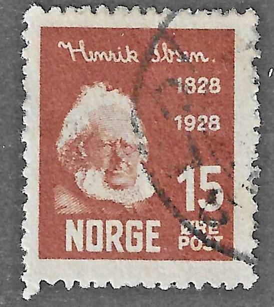 Norway (1928)  - Scott # 133.    Used