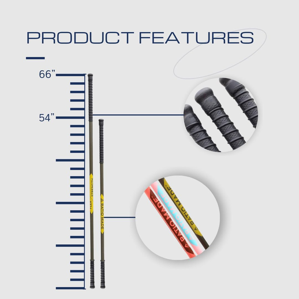Ultimate Stretch Stick - Flexibility Trainer & Mobility Aid for All Levels