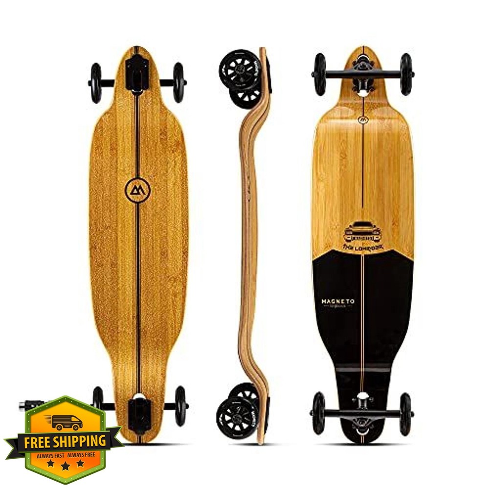 Magneto Bamboo Longboard Cruising Carving Drop Deck