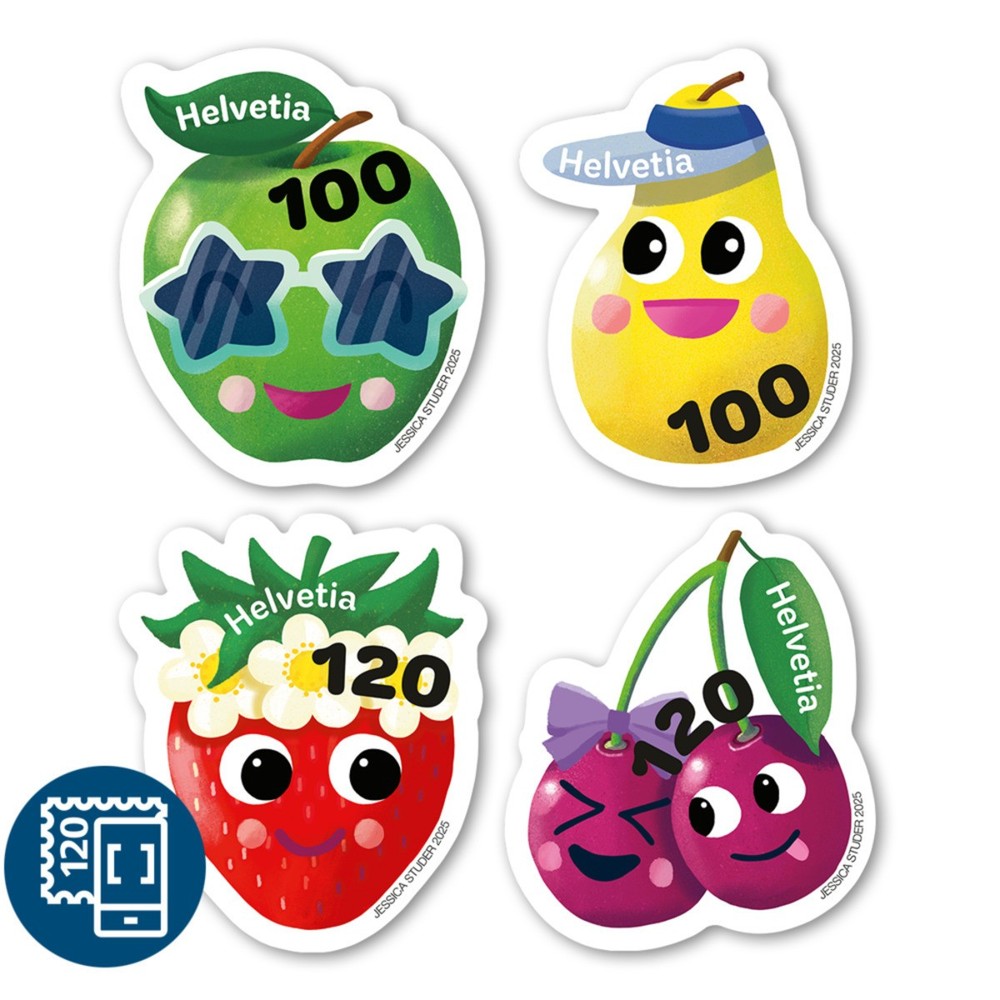 Swiss -  2025 Summer - 4 stamps